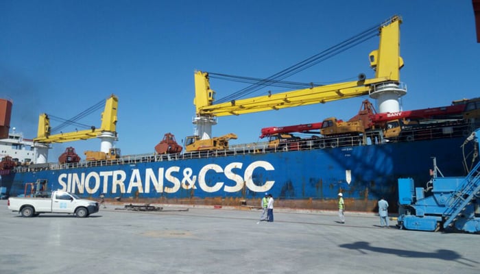 CPEC related construction work at Gwadar port expedited