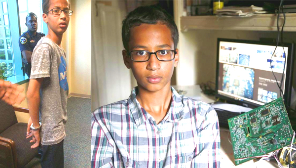 The 2015 arrest of Ahmed Mohamed had ignited a social media firestorm and the Twitter hashtag #IStandWithAhmed trended globally