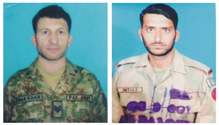 Photos of martyrs released by ISPR