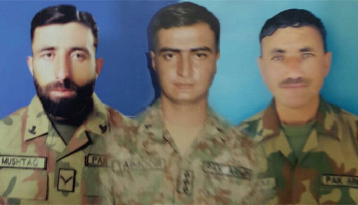 Three soldiers embraced martyrdom