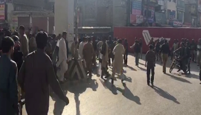 Screen grab- Police crackdown on PTI workers in Rawalpindi 