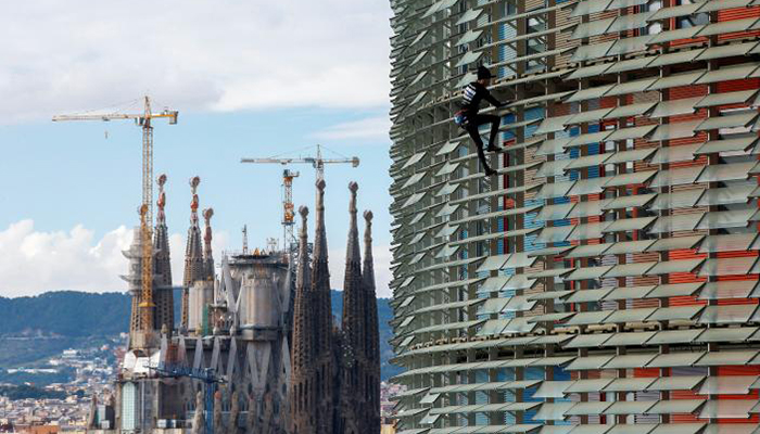 null French climber Alain Robert, also known as