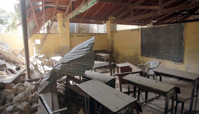Historical building of Jufelhurst School demolished in Karachi