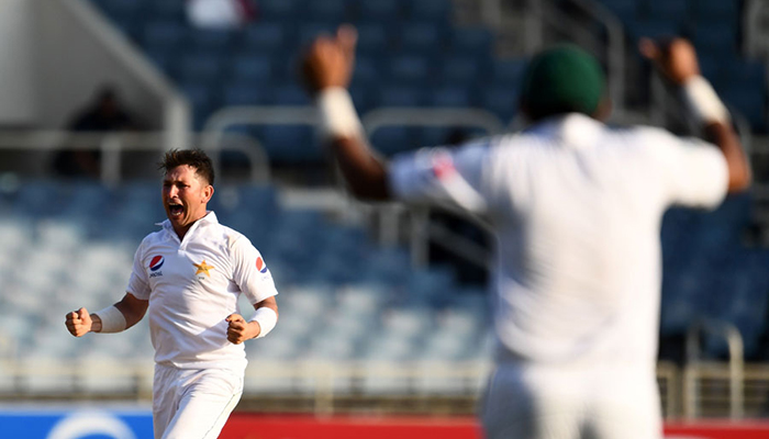 Yasir Shah was named man of the match in the first Test against West Indies -  Photo AFP