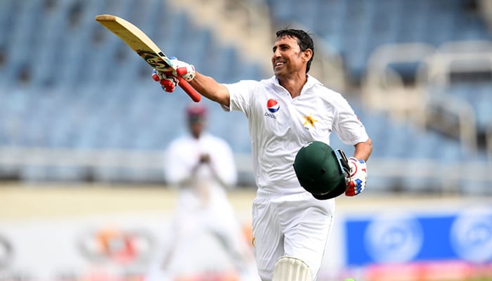 Younis became the highest run scorer for Pakistan in Test matches 