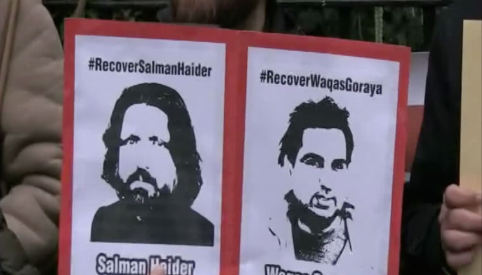 Protest held in UK for missing Pakistani progressive activists