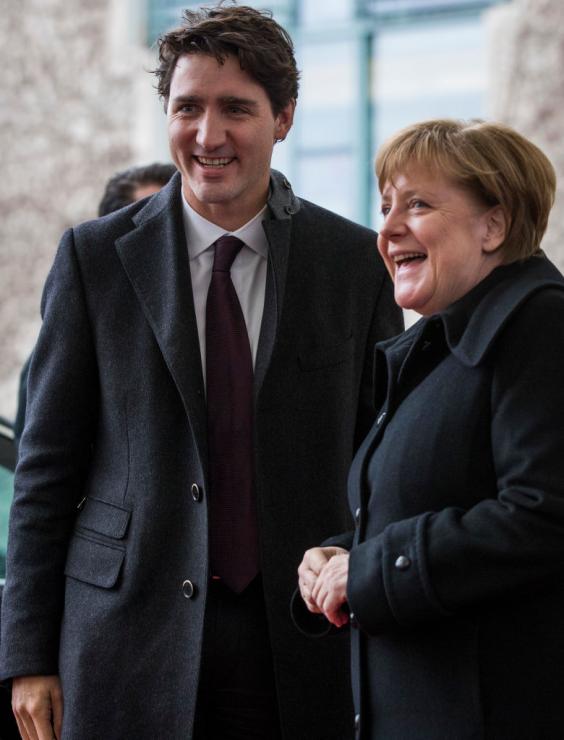 After Ivanka, Angela Merkel couldn’t resist Justin Trudeau’s charm