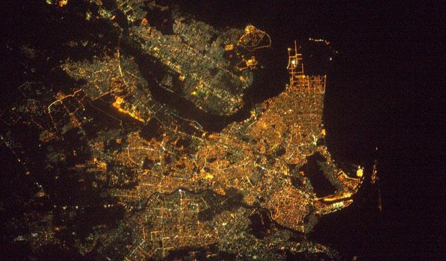 This is how Karachi looks like from space