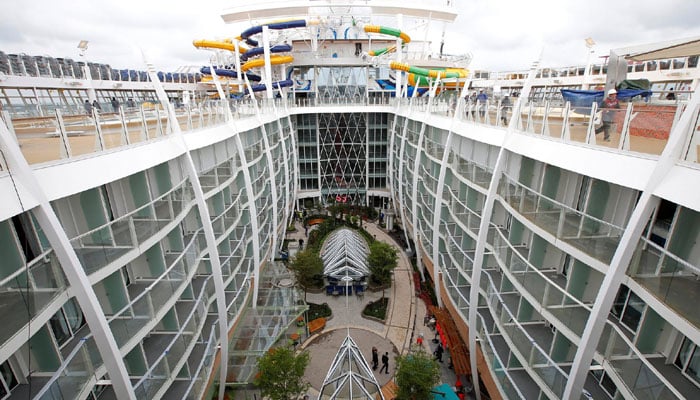 One of the open space at the ship deck