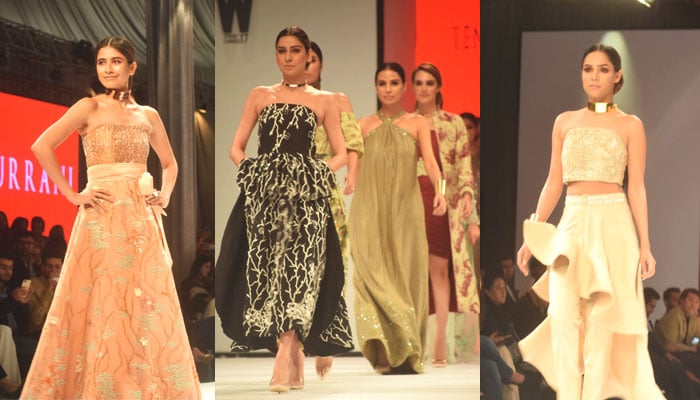 Models wearing Tena Durrani