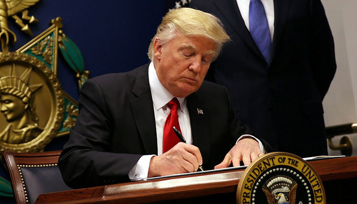 Trump passed a controversial executive order that prevented people from seven Muslim-majority countries – Iran, Iraq, Libya, Somalia, Sudan, Syria and Yemen – from entering the US for 90 days