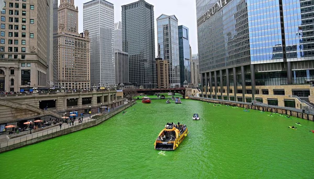 Chicago River turns green for St. Patrick's Day 2026