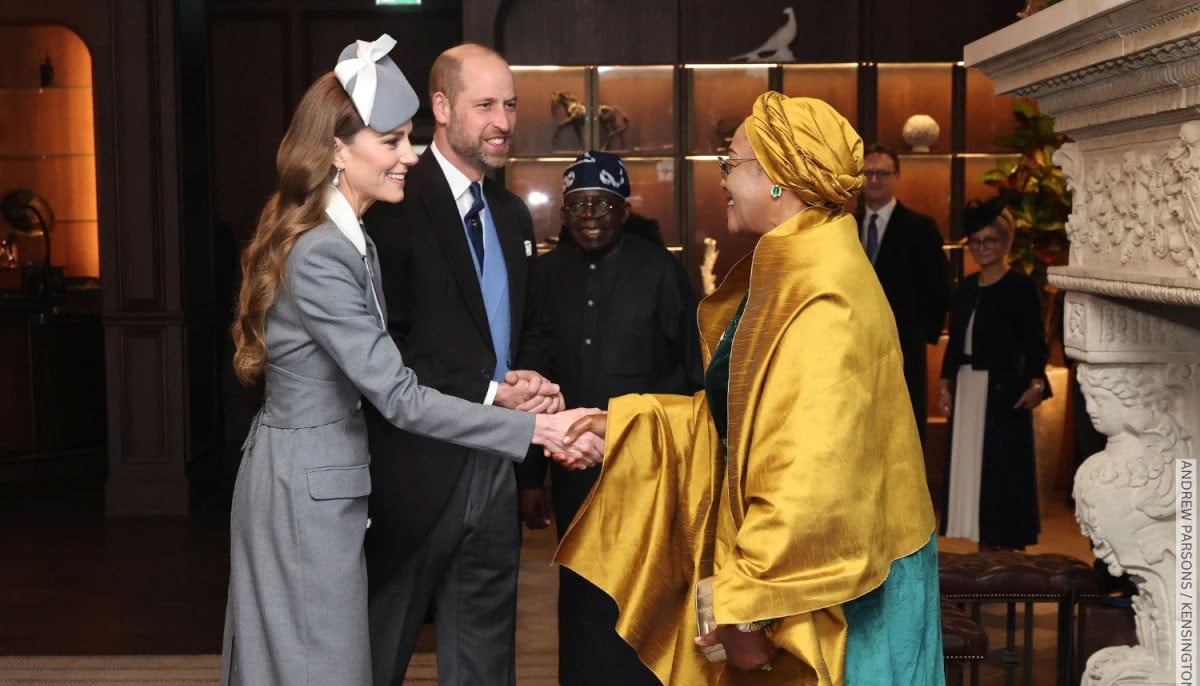 Prince William, Kate ease Nigerian First Lady stress with touching gesture
