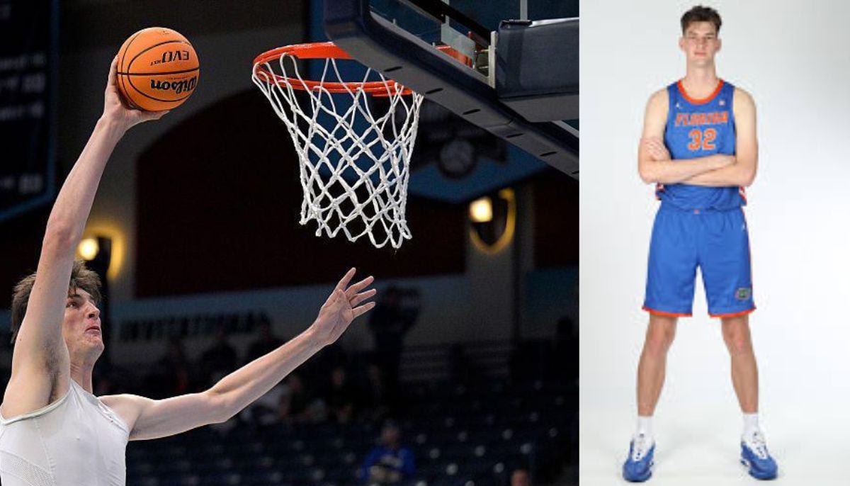 Meet Olivier Rioux, college basketball's tallest player sending internet into frenzy