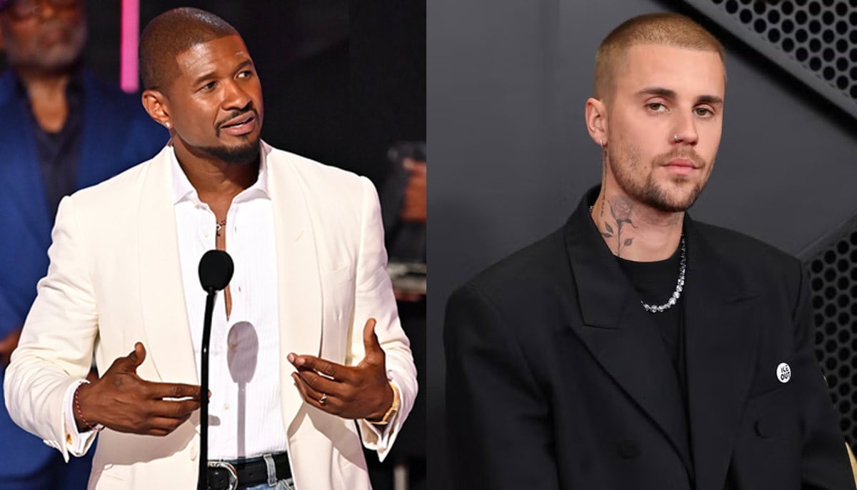 Justin Bieber breaks cover after 'heated exchange' with Usher at Oscars party