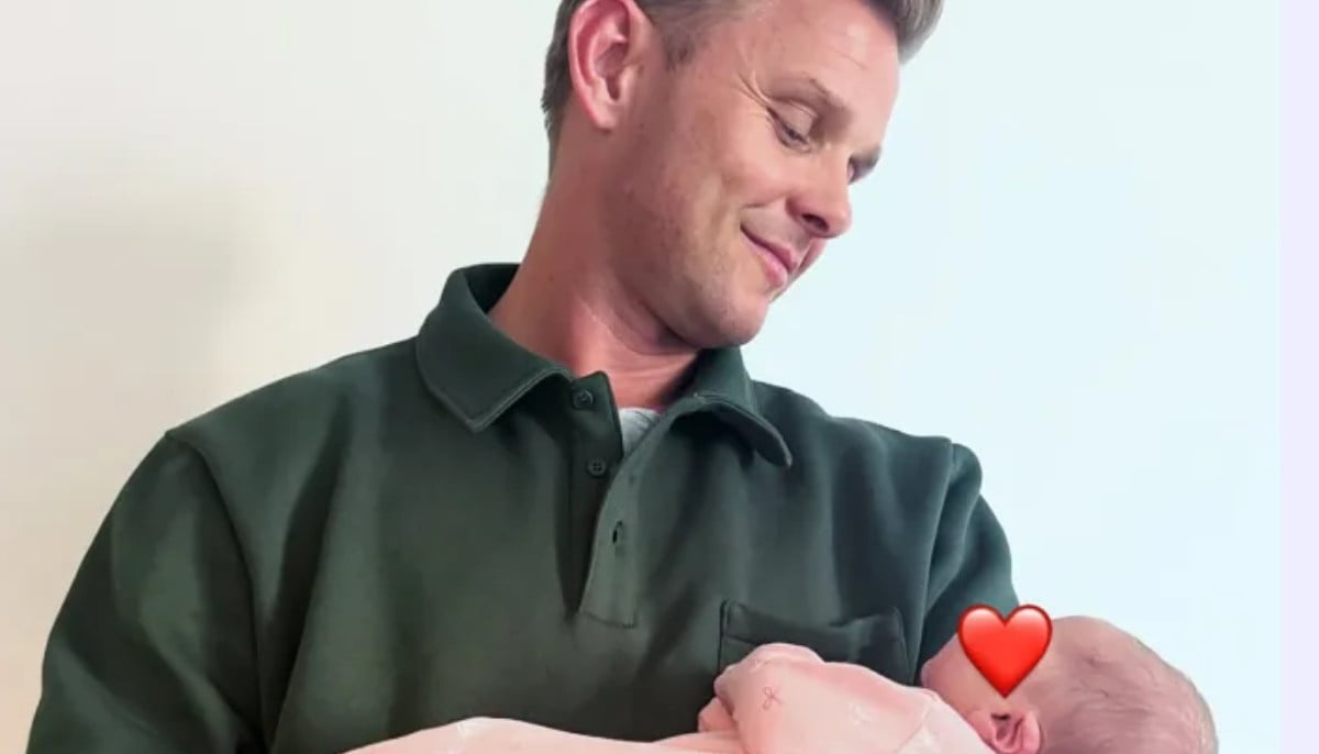 Jeff Brazier 'over the moon' as he welcomes first grandchild