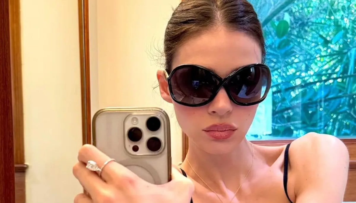 Nicola Peltz works through the night ahead of 'Prima' release