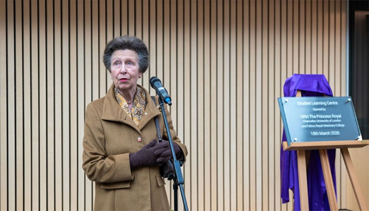 Princess Anne opens RVC Centre shaping tomorrow's veterinary innovators