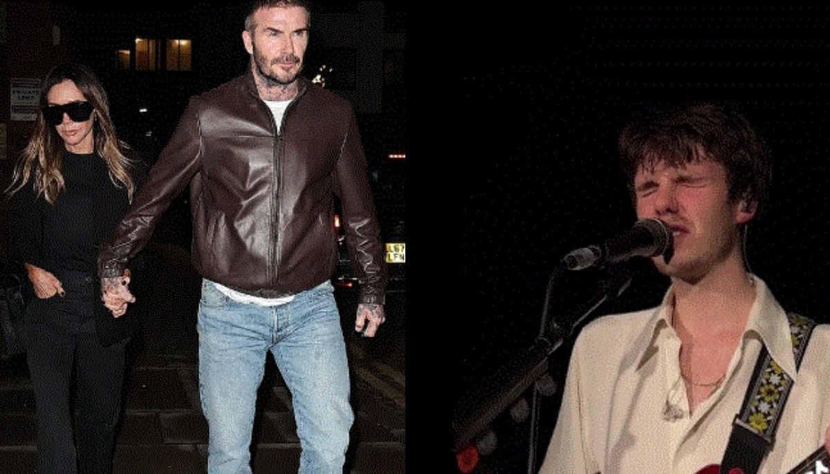 Cruz Beckham breaks down as he performs song about 'breaking mama's heart'