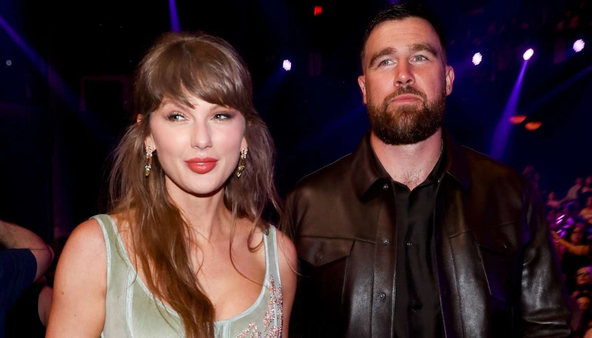 Travis, Jason Kelce celebrate Taylor Swift's historic win at iHeartRadio