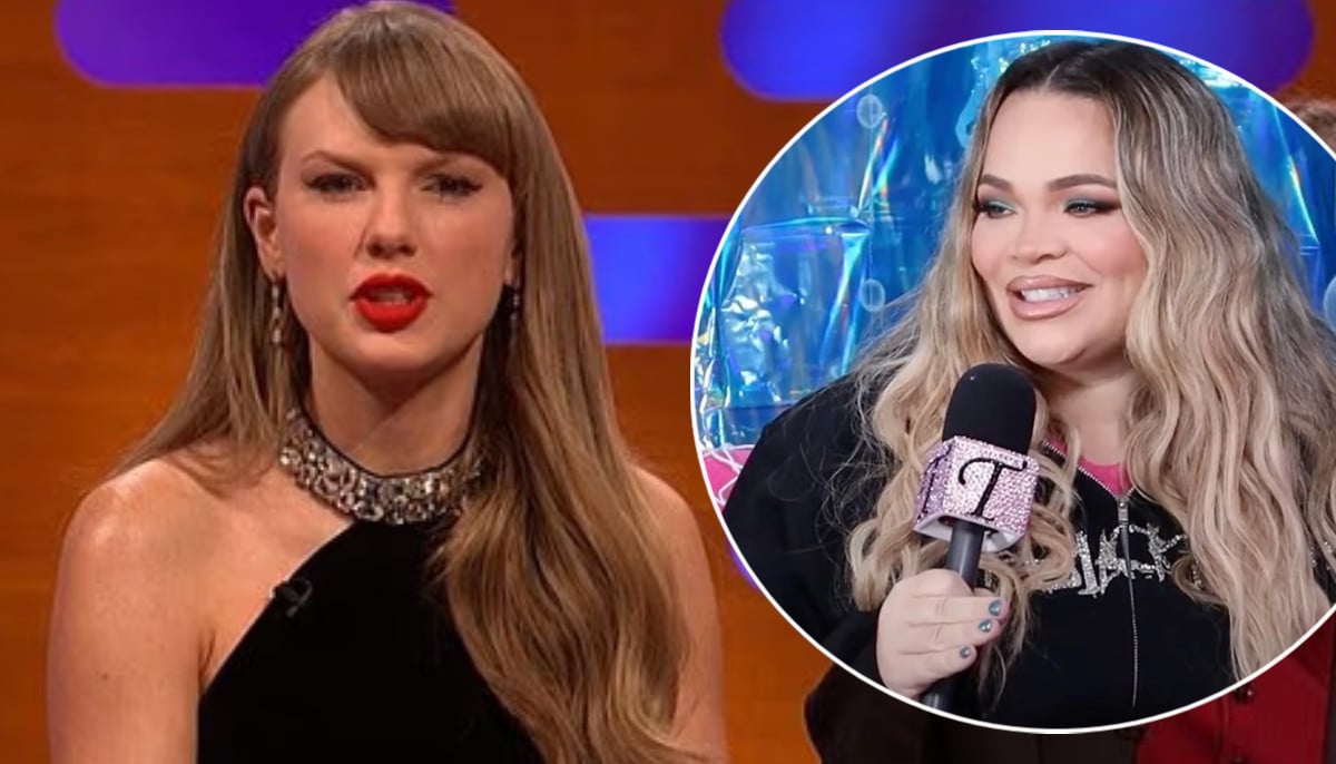 Trisha Paytas takes aim at Taylor Swift 'boyfriends' at iHeartRadio Awards