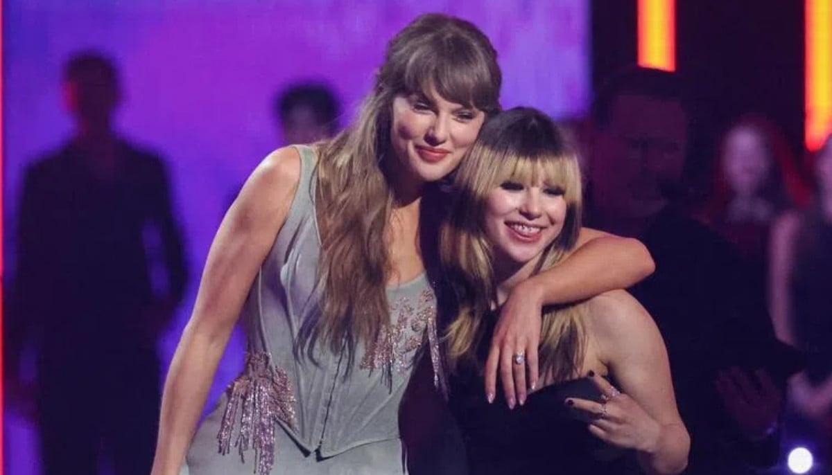 Alysa Liu, Taylor Swift share iconic moment onstage at iHeartRadio Awards
