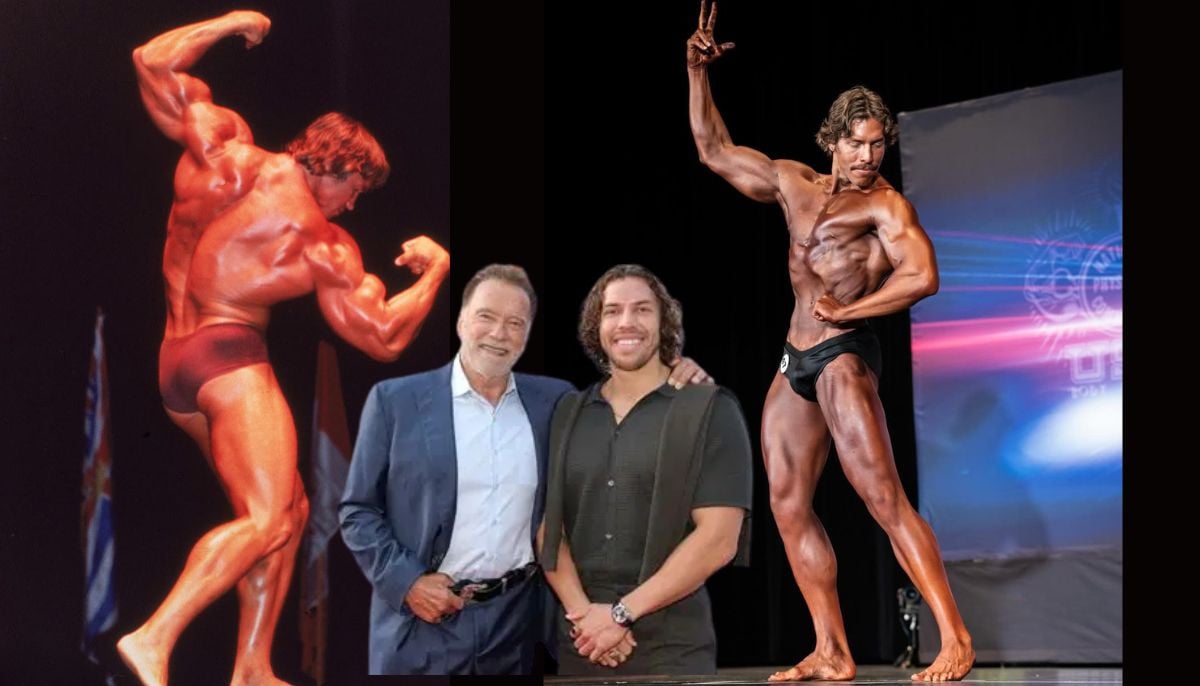  Arnold Schwarzenegger's son Joseph Baena wins debut bodybuilding title