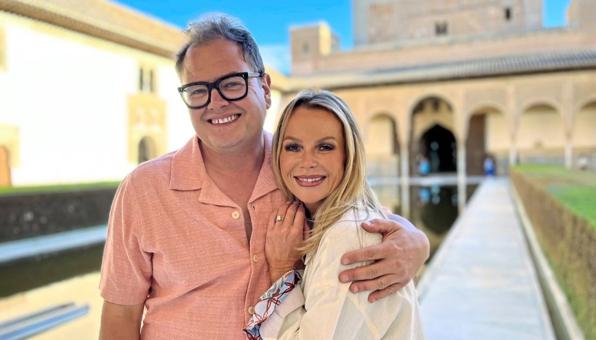 Amanda Holden, Alan Carr enjoy castle escape after BAFTA nomination success