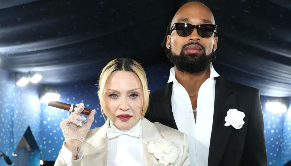 Madonna takes time off in Venice for romantic escape with Akeem Morris