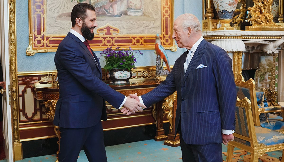 King Charles hosts Syrian President Al-Sharaa at Buckingham Palace