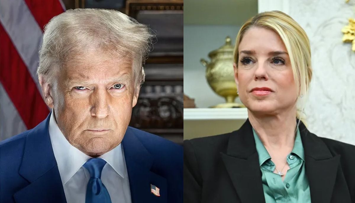 Pam Bondi speaks after Trump ousted her as attorney general