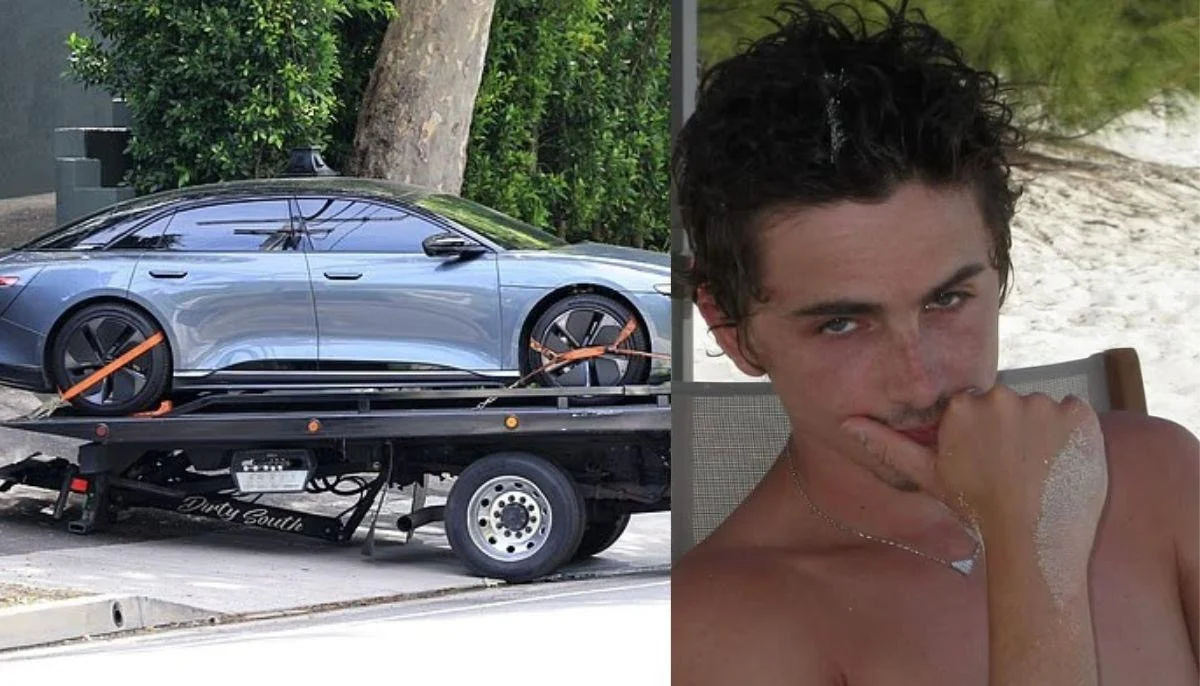 Timothée Chalamet caught in embarrassing car towing incident