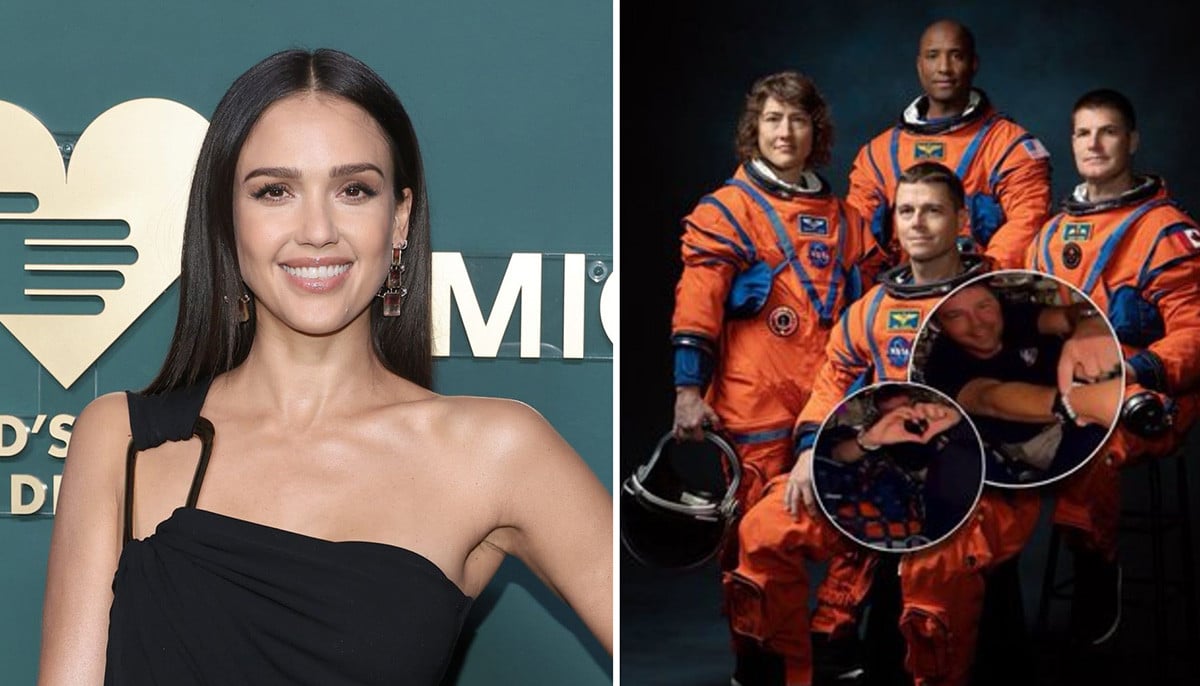 Jessica Alba enjoys 'out of this world' moment with Artemis II mission