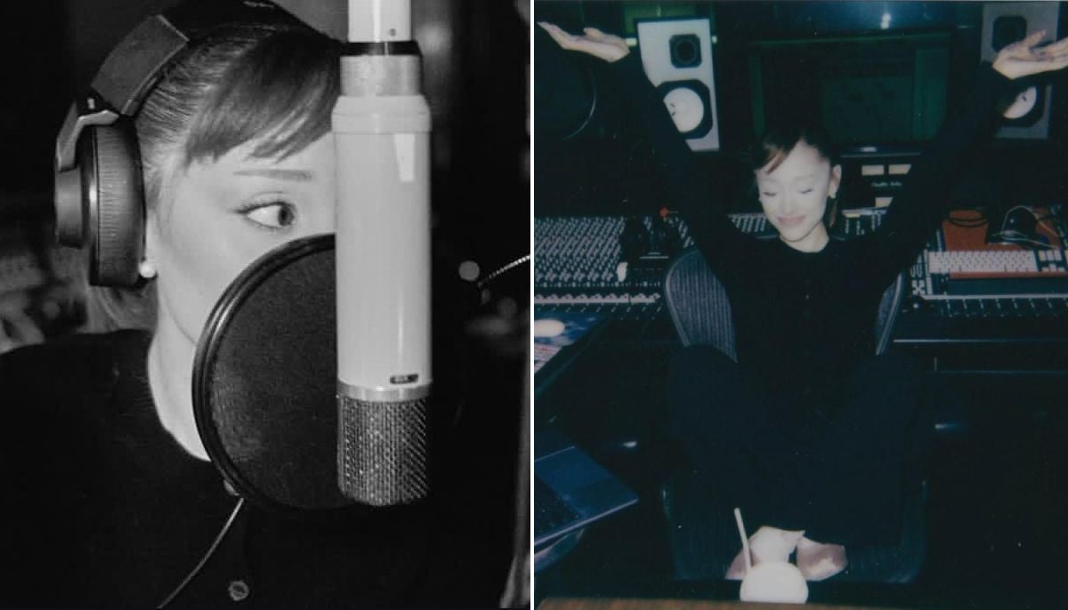 Ariana Grande shares studio pics as she drops major 8th album hint