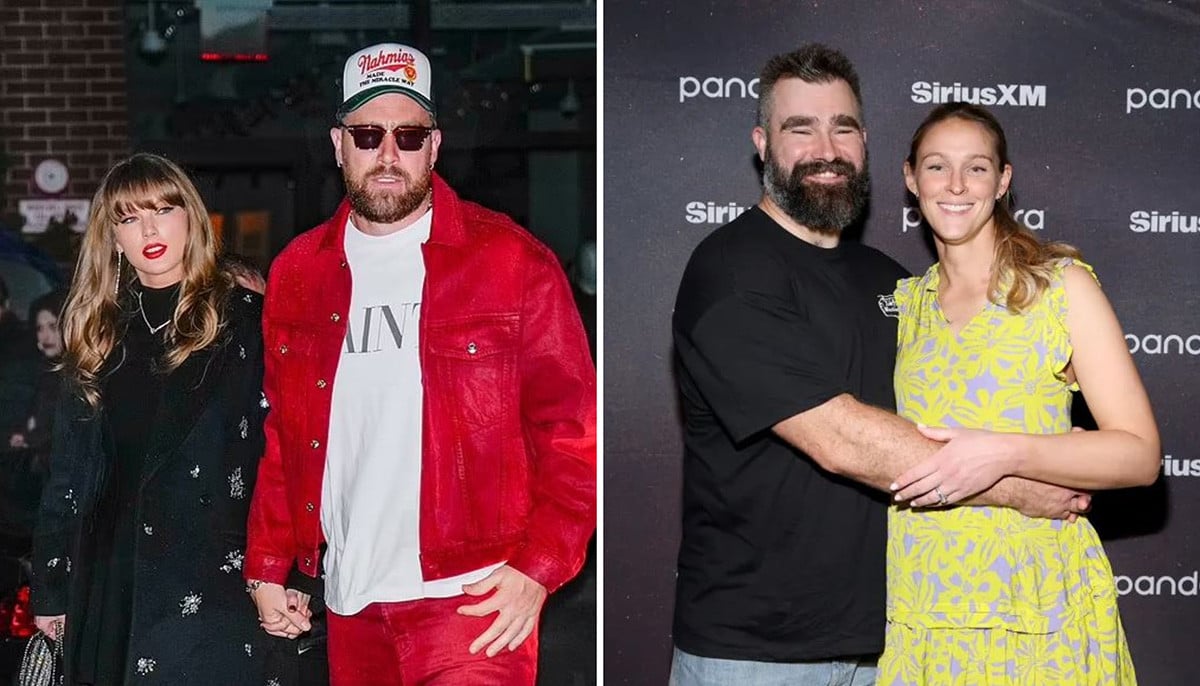 Taylor Swift, Travis Kelce weigh in on Jason, Kylie Kelce's puppy name saga