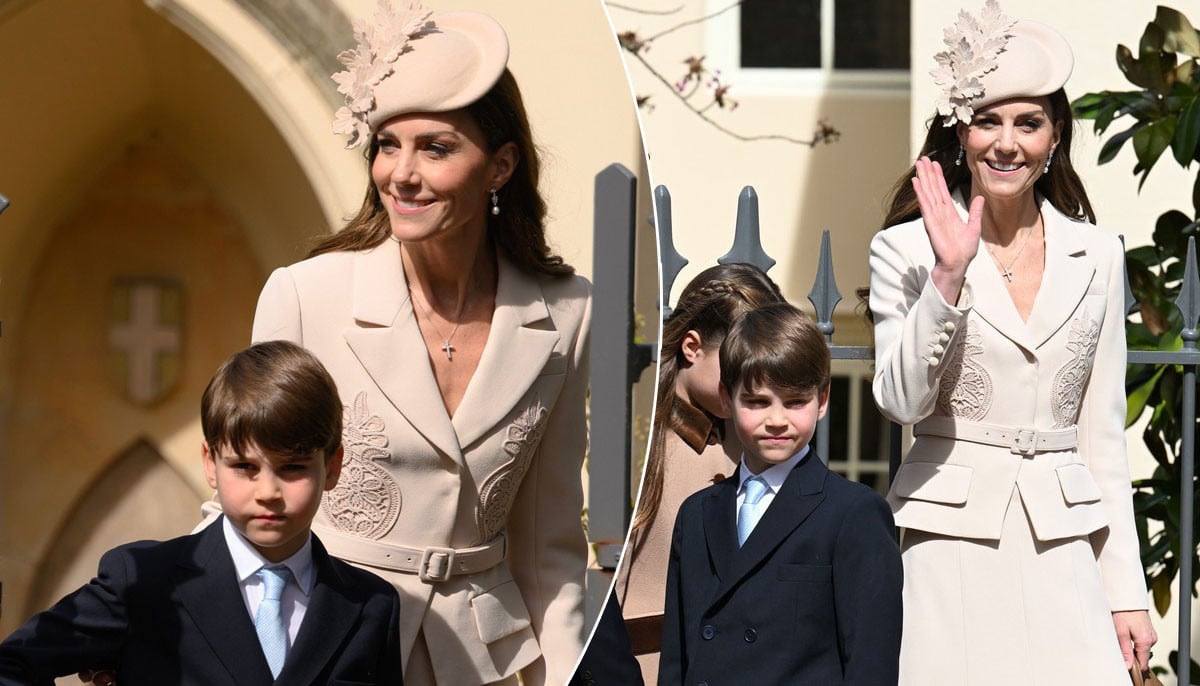 Princess Kate's awkward moment as question about Prince Louis raised