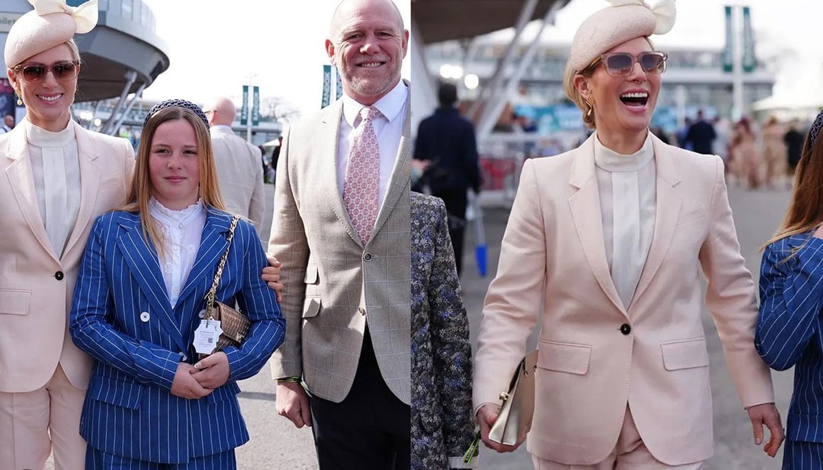 Zara Tindall keeps it chic as giant hats take over at Ladies Day