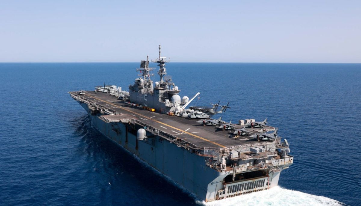 US warships cross Strait of Hormuz for first time since Iran war began