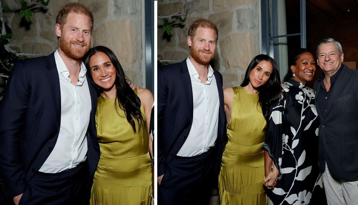 Prince Harry, Meghan Markle show united front at glitzy party amid tensions