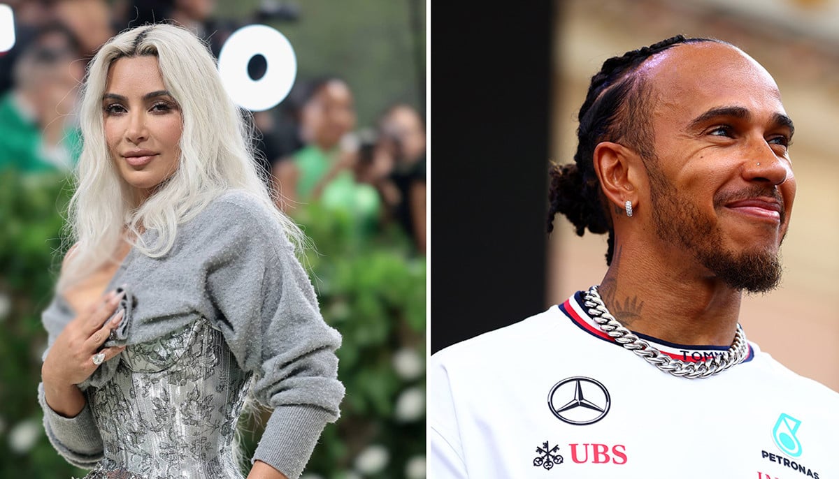 Kim Kardashian, Lewis Hamilton keep it casual at Coachella