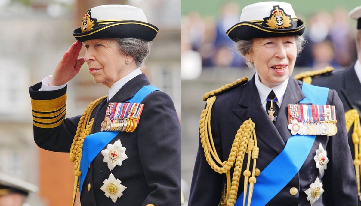 Princess Anne keeps up her relentless royal pace in Dartmouth