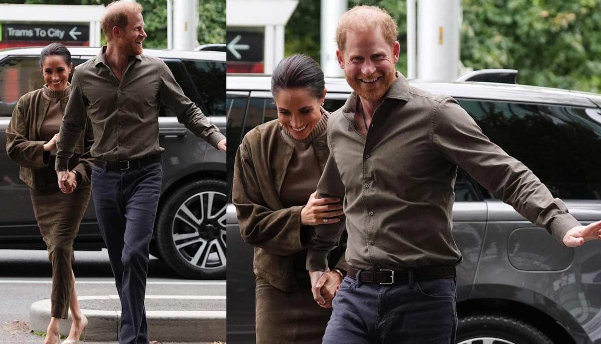 Prince Harry throws himself between Meghan, danger in viral video 