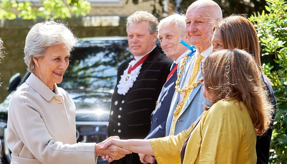 Duchess of Gloucester walks away with bespoke gift from Blackthorn Trust