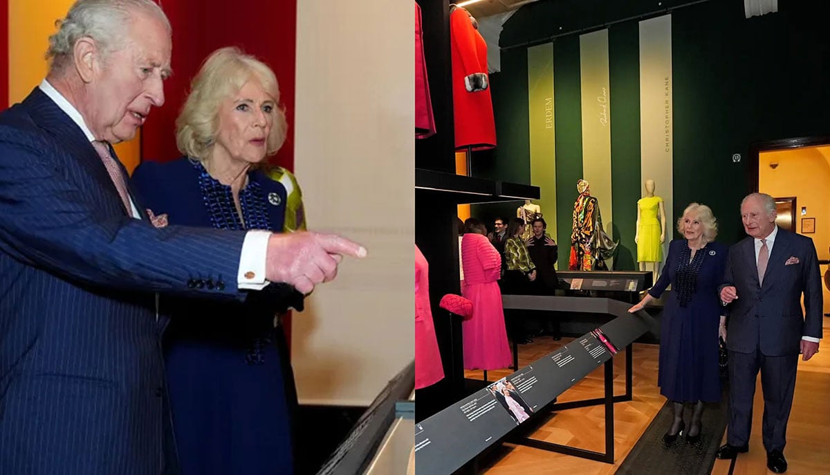 King Charles explores Queen Elizabeth II's iconic style collection