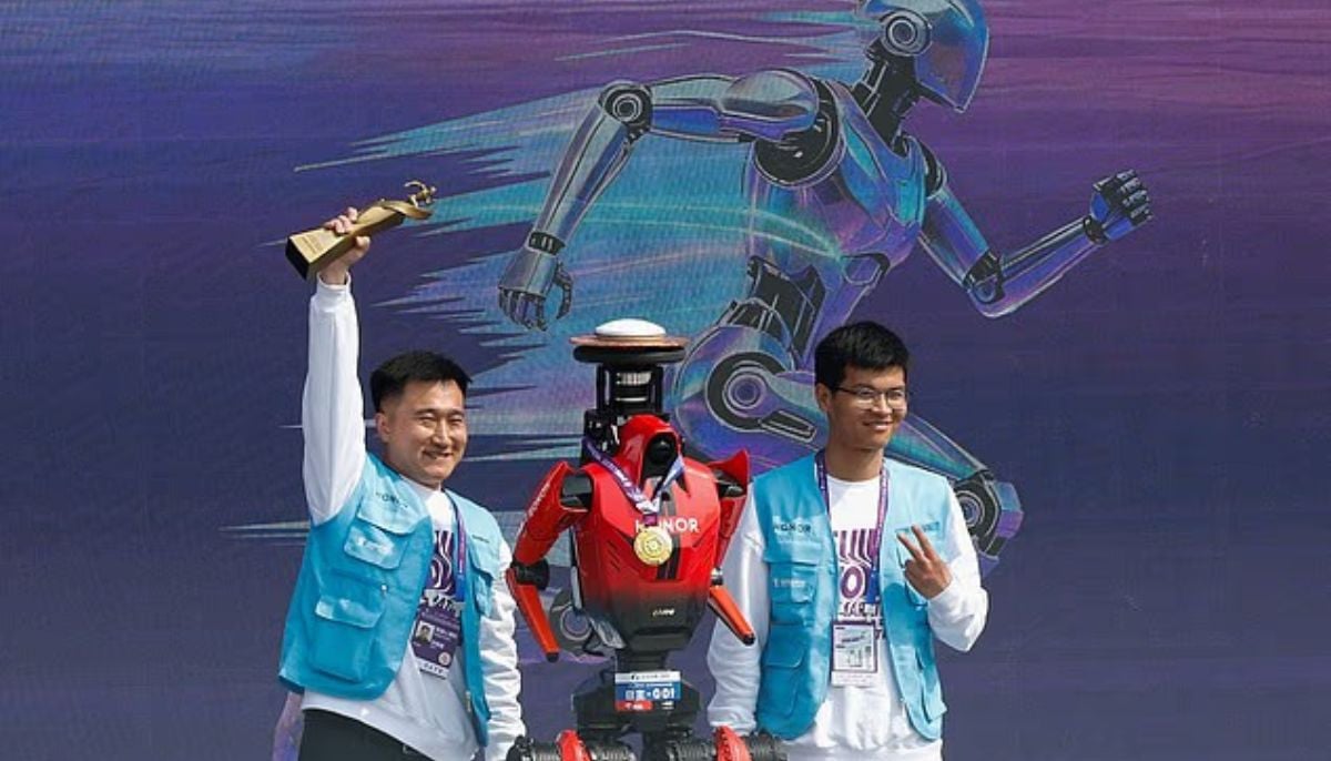 Chinese robot beat humans by seven minutes in Beijing Half-Marathon