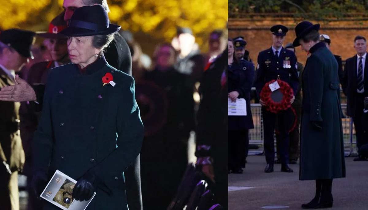 Princess Anne moves to tears as she leads Anzac Day tributes