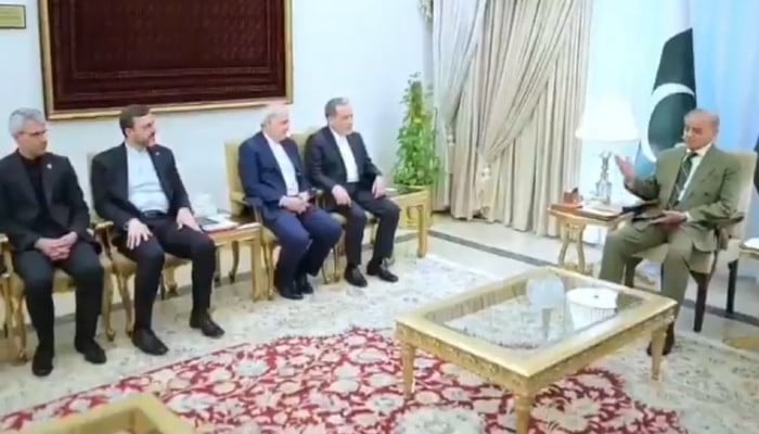 Iranian foreign minister meets PM Shehbaz and Field Marshal Munir in Islamabad