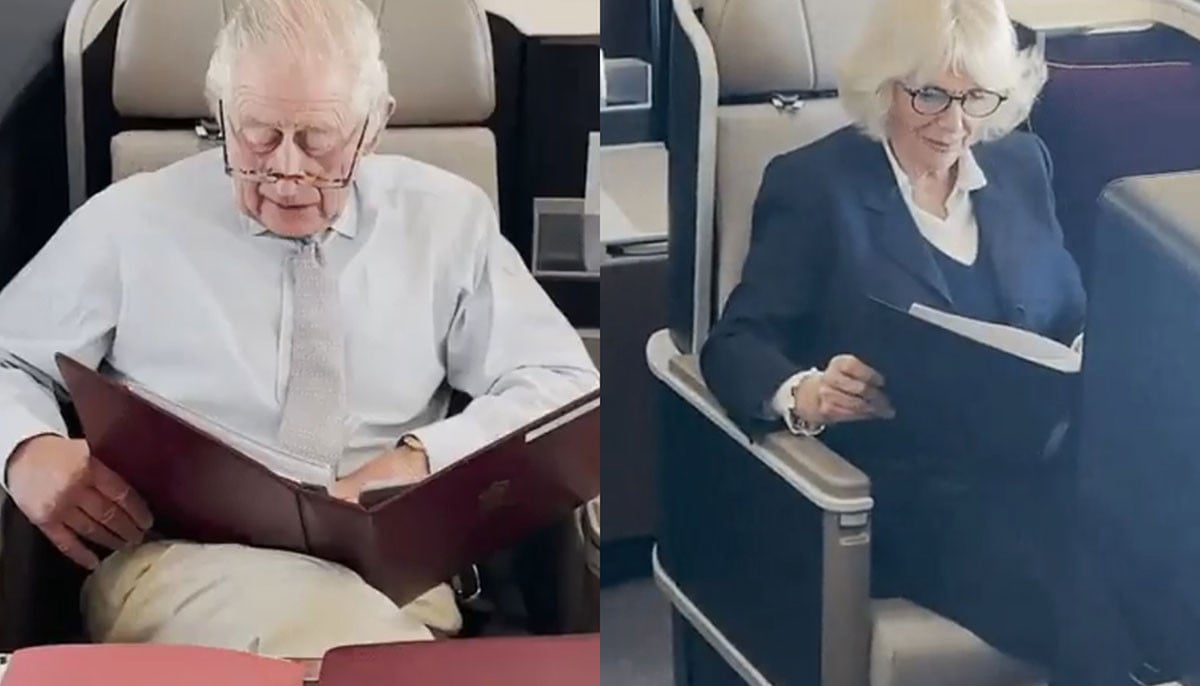 King and Queen on final approach as thousands track landing live