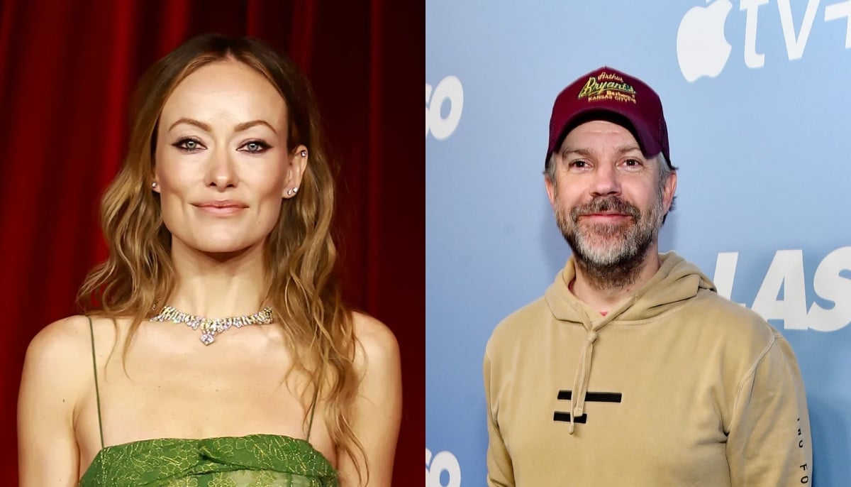 Olivia Wilde, Jason Sudeikis share friendly hug after messy split 