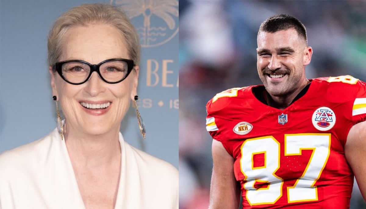 Taylor Swift beau Travis Kelce reacts to Meryl Streep shade